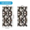 Foulards Pomme Fleurs Floral Bandana Cou Couverture Imprimé Branche De Cerisier Cagoules Enveloppe Écharpe Multi-usage Bandeau Sports De Plein Air Unisexe Adulte