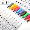 Marker 12-120 Farben Pinsel Stifte Marker Set Malerei Zeichnung Manga Highlighter Schule Kunst Liefert Für Künstler Koreanische Briefpapier 230729