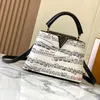 Designer Tote Bags Fashion Musical Symbol Handbags Capucines Series Flap Bag Luxury Shoulder Bag Women Top Handle Totes Small Crossbody Bag Satchels Pouch