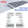 RV TOP TAK SOLAR PANEL MONTERING FIXING BRACKET KIT ABS som stödjer hållare för husvagnsbilbåt Yacht Motorhome ATV Parts296T