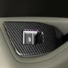 Couverture de panneau de commutateur de fenêtre intérieure en Fiber de carbone Tirm pour Audi A4L B9 2017-2019240Y