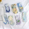 Scarves Spring Small Scarf Print Flower Handle Bag Ribbons Fashion Head Long Skinny Headbands For Women