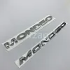 Auto Embleem voor Ford Mondeo 3D Letters Logo badge Kofferbak Deksel Naam Plaat Zilver Sticker264o