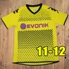 보루시아 레트로 도르트문트 축구 유니폼 Lewandowski Reus Metzelder Dede Moller Amoroso Rosicky Bobic Classic 축구 셔츠 00 01 02 11 12 13 88 89 94 95 96 98 99 99