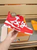 6MODEL Designer Platform Sneakers mannen Running Sportschoenen Luxe man Walking Chunky Sneakers Wit Casual Slip op gevulkaniseerde schoenen rood