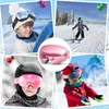 Skibrille Kinderbrille OTG-Brille Antibeschlag 100 UV-Schutz für Jungen Mädchen Kinder und Jugendliche Helme kompatibel mit jedem Helm 230729