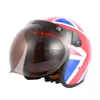 Caschi moto BLD Casco moto vintage classico aperto unisex stile Chopper Scooter moto equitazione Casco Moto Capacete Approvato DOT x0731