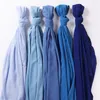 Scarves Cross-Border Monochrome Bubble Scarf Pearl Chiffon Women's Headcloth Shawl Sunscreen Veil One Piece Drop