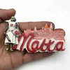 Koelkastmagneten Europa Malta 3D Soldaat Kaart Magneten Toeristische Souvenirs Koelkastmagneet Decoratie Artikelen Handwerk x0731