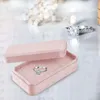 Jewelry Pouches Rings Holder With Lid Storage Container Finger Stand Box Velvet For Dress Tables Cabinets Women Girls Drawer