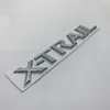 3D Car Rear Emblem Badge Chrome X Trail Lettere Adesivo argento per Nissan X-Trail Auto Styling271T