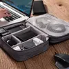 Borse portaoggetti Borsa digitale a tre strati Cavo dati USB Auricolare Penna a filo Power Bank Organizer Borsa da viaggio portatile Custodia