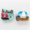 Fridge Magnets 3D fridge magnet Southeast Asia Vietnam crazy house Da Nang mount Bana magnetic refrigerator paste Vietnam tourist souvenir gift x0731