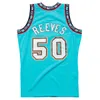 Grizzlie Jason Williams Basketball Jersey Vancouver Mike Bibby Shareef Abdur-Rahim Pau Gaso Bryant Reeves Throwback Green Blanc Black Taille S-xxl