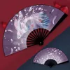 Produkty w stylu chińskim w stylu w stylu chiński malarstwo Fan Fan Fan Summer Outdoor Dominering Hand Fan Bamboo Fan Decor Home Decor