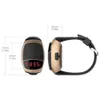 Taşınabilir Hoparlörler Bluetooth Uygun Spor Müziği FM Radyo İzle Şarj Çalışan Bilek İzleme Alarm Saati Çalışma/Yürüyüş için Ses R230731