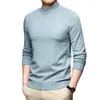 Herrenpullover Mann Grau Stehkragen Strickpullover Jungen Herbst Winter Bunte Vintage Übergroße rote Strickwaren Plus Size Strickoberteil 4XL