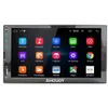 AHOUDY Car Video Stereo 7 polegadas Double Din Car Touch Screen Digital Multimedia Receiver com Bluetooth Rear View Camera Input Apple 181L