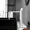 Rubinetti lavabo bagno Rubinetto bianco rame Lavabo da tavolo Minimalista Lavaggio creativo