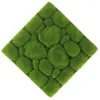 Dekorativa blommor 30 cm Simulering Moss Foams Board Green Plants Wall Decoration Diy Bakgrund Heminredning Simulerad hängning