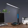 Lampes de table Lampe pliante rechargeable Protection des yeux pliable Veilleuse avec écran d'affichage pour la maison