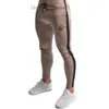 Herrbyxor Sik Silk Men's Fitness Tight Trousers Spring Elastic Fitness Pants Sport Pants Z230801