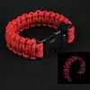 Campeggio Escursionismo Emergenza ParaCord Per Uomo Donna Sopravvivenza Paracadute Corda Fibbia Kit Braccialetti Riflettenti Bangle228o