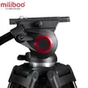 Tripés miliboo MTT601A Alumínio Heavy Duty Fluid Head Camera Tripod para Camcorder DSLR Stand Professional Video 230731