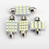 50 teile/los Girlande 31mm 36mm 39mm 41mm C5W LED Dome Glühbirnen 16 SMD 3528 Auto LED Innenbeleuchtung Auto Leselampen Weiß 12V3027