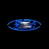 5D-Auto-LED-Emblem, Abzeichen, Symbole, Logo, Rücklicht, Glühbirne, weiß, blau, rot, Autozubehör, Größe 145 x 65 mm, 265 Pixel