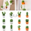 Magneti per il frigorifero 6pcs Cactus Adesivo per frigorifero Carino Pianta grassa Magnete Pulsante Frigorifero Messaggio Adesivo Magn Home Decor Accessori per la cucina x0731