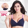 Maternité Intimates Maternité Intimates 3 Pcs Maternité Allaitement Bras Allaitement Femmes Enceintes Coton Sommeil Sous-Vêtements Grossesse Soutien-Gorge Z230802