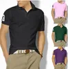 Classic Designer Polos Shirt T-shirt à broderie décontractée pour hommes