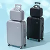Suitcases Solid Color Luggage 24 Inch Small Fresh Case Female Light Male 26 Student Boarding Bag Koffers Op Wieltjes Suitcase