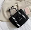 All-match canvas bow hand crossbody bag travel convenient simple fashion bags