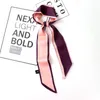 Scarves 100cm 6cm Small Color Matching Ribbon Silk Spring Summer Handbags Scarf Women Skinny