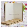 Notepads Blank Page Kraft Notebook Solid Color For Students School Children Writing Books Drop Delivery Office Business Industrial Sup Otjon