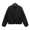 Mens Jackets 22 가을과 겨울 대형 모델 두꺼운 양면 양고기 양털 검은 8 개의 분기 인쇄 재킷 고가 패션 230729