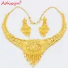 Серьги с кисточками Adixyn Dubai Set Set Set для женщин для женщин Золотой цвет золотой цвет африканская эфиопская индийская свадебная вечеринка N11214235J