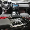 Land Rover Discovery için 5 İç Merkez Kontrol Paneli Kapı Tutucu 5D Karbon Fiber Çıkartmalar Çıkartmalar Araç Stil Kesilmiş Vinil246E