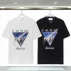 Men's T-shirts Casablanca Mens Designer t Shirt Mode Casual Man Tees Kleidung Street Tennis Club Shorts Size S-3xl 23 Colors