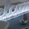 Dekoratif Figürinler Hoş Geldiniz Neon Sign LED akrilik aşınmaya dayanıklı parlak ışık çubuğu ışıkları mağazalar için dekor