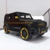 Diecast Model Arabalar 124 Alaşım Araç Modeli Koleksiyon Diecast Simülasyon G65 SUV XLG (M929Y6) Erkekler için Oyuncaklar 20cm araç 6 Açık Kapılar Geri Çekin X0731