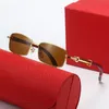 Män solglasögon klassiska märke retro lyxdesigner Eyewear Metal Frame Designers Sun Glasögon med Box KD