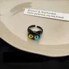 30/Stück Interessante Schwarze Katze Kombination Monster Ring Große Augen Süße Coole Cartoon Liebhaber Ring Geschenk Schmuck Geschenk Ring Großhandel