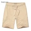Shorts pour hommes Samlona grande taille hommes course 2023 été taille élastique Sexy Patchwork hommes décontracté plage pantalons courts 230731