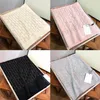 Designer Autumn Winter Keep Wart Scarves Högkvalitativ märkesvarttryck inlagd kristall strass kassamer halsduk kvinnor jul mode tillbehör