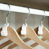 Cintres réutilisables 50 pièces crochets de connecteur de cintre de stockage écologiques Mini manteau robuste pour garde-robe