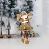 Weihnachtsdekorationen 2023 Lächeln Engel Puppe Anhänger DIY Baum Dekoration Hängende Ornamente Jahr Weihnachten Party Kinder Geschenk Spielzeug