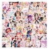 Car sticker 10 50 100pcs Sexy Hentai Waifu Stickers Anime Pinup Girl Graffiti Vinyl Sticker for Laptop Guitar Phone Case Wall Adul239g